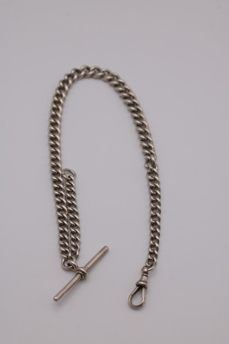Antique silver albert watch - antique,