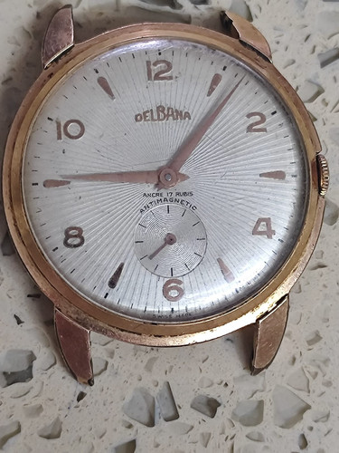 1960 delbana watch - delbana, swiss
