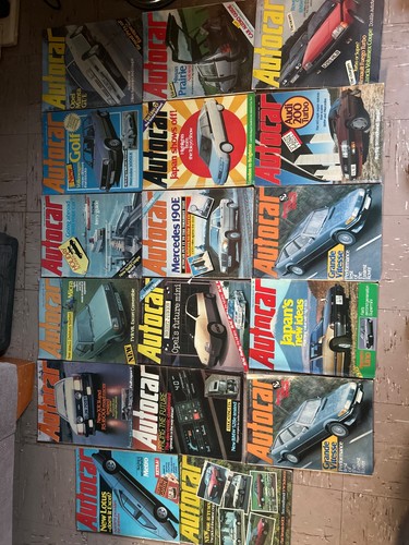 Autocar magazine joblot 1983 - autocar,