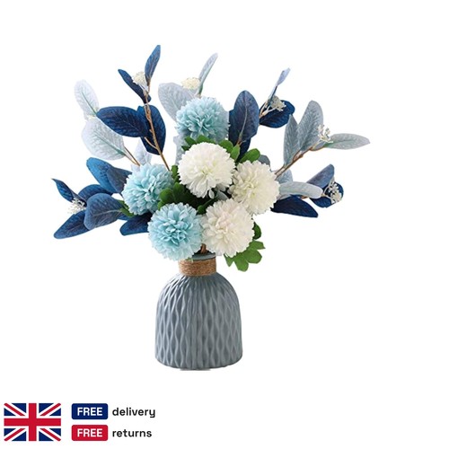 Realistic silk blue hydrangea - realistic,