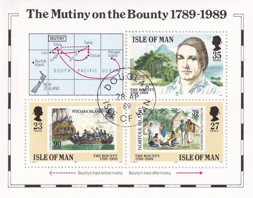 Mutiny the bounty minisheet - mutiny,