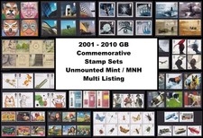 2001-2010 GB Commemorative Stamp Sets UM MNH - Multi Listing