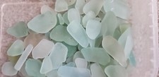 200 gram bags of mixed colour English sea glass, various sizes, quality, bulk