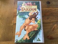Walt Disney Tarzan VHS Video Tape Cassette Movie - Animated Classic Cartoon Film