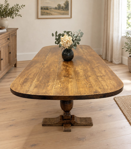 Large rustic oak - rustic, dining