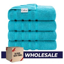 20X Large Bath Towels Sheets 100% Egyptian Cotton Wholesale Bulk Bath Sheets Set