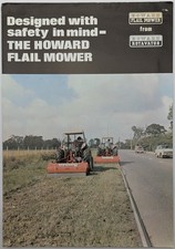 Original Howard Flail Mower Brochure, c 1970