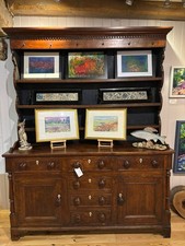 Antique oak welsh dresser - oak,