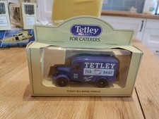 Lledo Days Gone Tetley Tea Blue Van 1950 Bedford Advertising Promotional 1950's