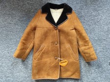 Morlands real sheepskin coat, M, vintage but never worn!