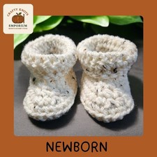 Tweed sandy white Crochet Baby
