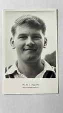 M.H.J. Allen, Northamptonshire  - Real Photograph Cricket Postcard