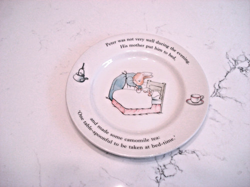 Peter rabbit plate vintage - peter,