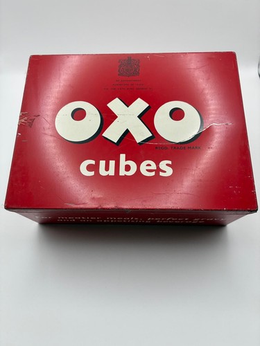 Vintage empty oxo cube - empty, (24