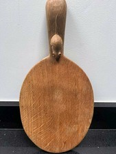 Genuine Robert Mouseman Thompson Oak Carved Bread/Chopping Board