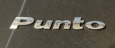 FIAT  "PUNTO"  - CAR BADGE - WILL REQUIRE NEW ADHESIVE TO REAR