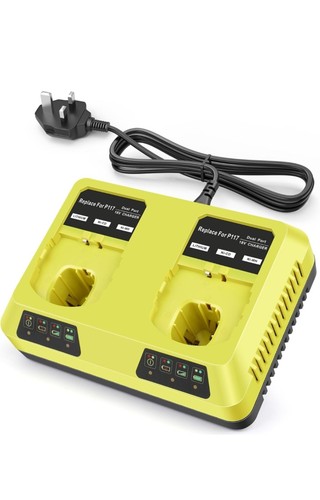 P117 dual port charger - dual, for