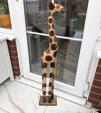 Wooden Tall big Giraffe figure