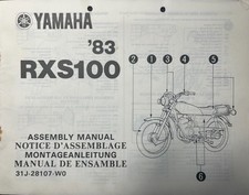 Yamaha rxs100 1983 genuine - yamaha,