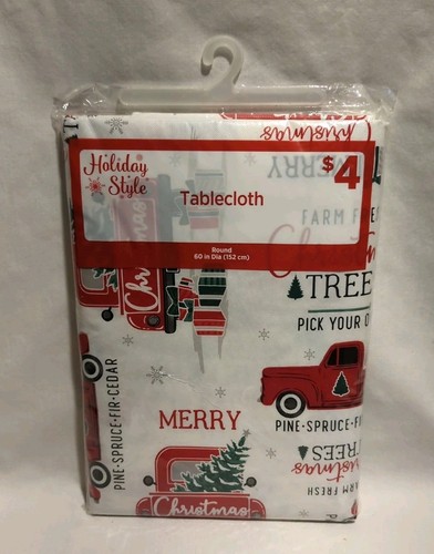 Red pickup truck christmas - truck,