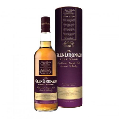 Glendronach port wood 70cl - port,