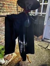 Vintage W. NORTHAM Quality Black  Academic University Robe Gown Halloween