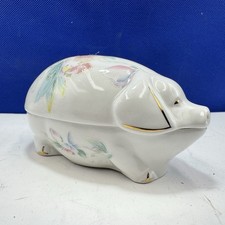 Trinket Pot Pig Aynsley  Little Sweetheart Vintage Bone China