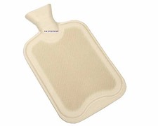 2 X NEW 2L LITER  LARGE HOT WATER NATURAL RUBBER BOTTLE WARMER CREAM