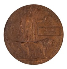 WW1 Memorial Plaque Joseph