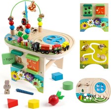 Wooden Activity Table with