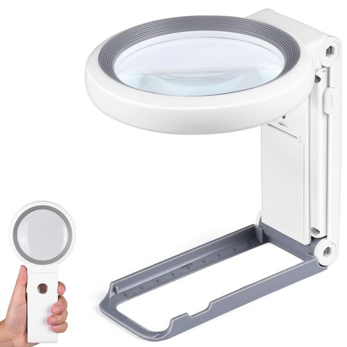 Magnifying glass with light - glass,