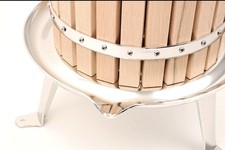 12 litre Stainless Steel Apple Press Cider Press Fruit Press | Vigo Presses