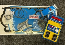 FOR Focus ST170 ALDA Zetec Bottom End Gasket Piston Ring Rebuild Kit ARP Bolts