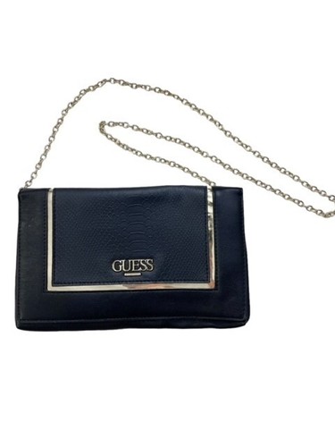 Guess black faux - guess, leather