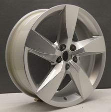VOLKSWAGEN VW T CROSS SILVER 17" ALLOY WHEEL RIM 6.5J  CHESTERFIELD GENUINE X1
