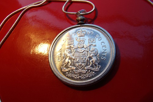 Silver mint coin 1965 canada - silver,