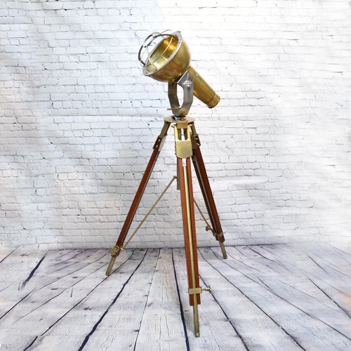 Vintage brass tripod standing - vintage,
