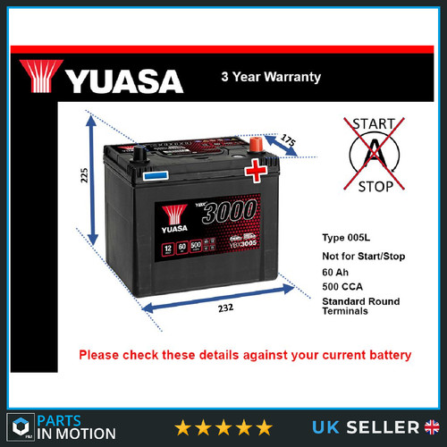 Battery fits toyota gt86 - fits, auris