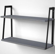 SRIWATANA 60cm Long Shelves Gray