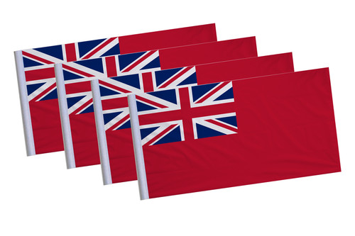 Merchant navy red ensign flags - navy,
