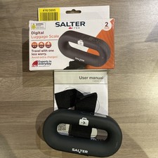 Salter Digital Luggage Scale Max Weight 40kg LCD Display Compact / Lightweight