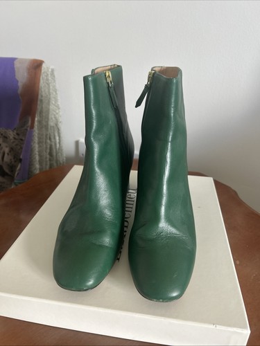 Green bennet ankle boots - green,