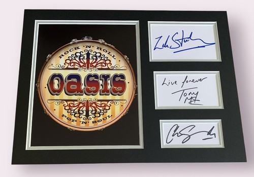 Signed oasis zak starkey chris - oasis,