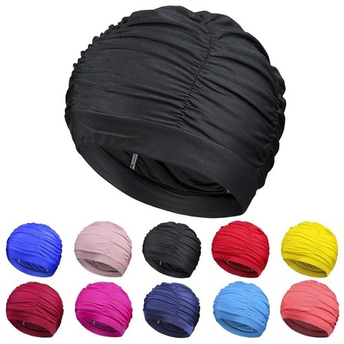 Black swimming cap adult - swimming,