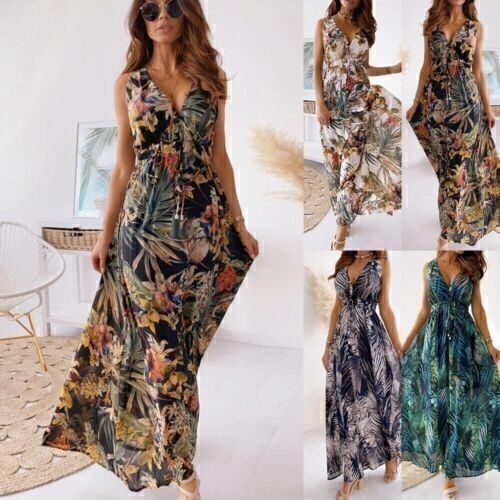 Womens boho floral neck - floral, v