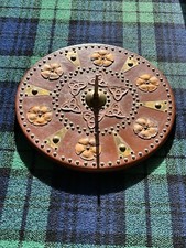 A Superb, Real Leather, Clan Campbell of Jura, Highlanders Targe (shield)