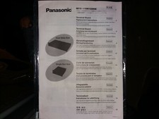 Panasonic Terminal Board Replacement Instructions (NN)