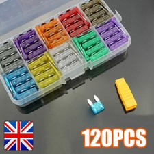 120Pc Mini Car Fuse Set Mixed