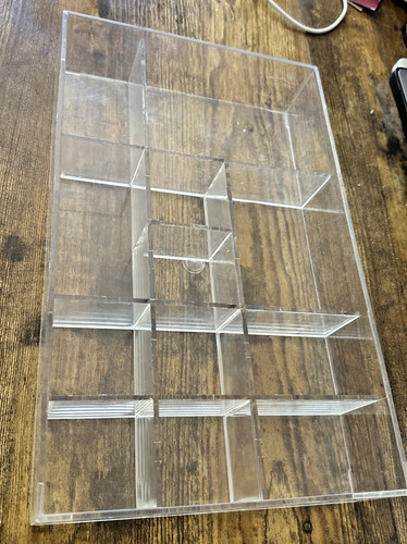 Muji style clear acrylic - muji,