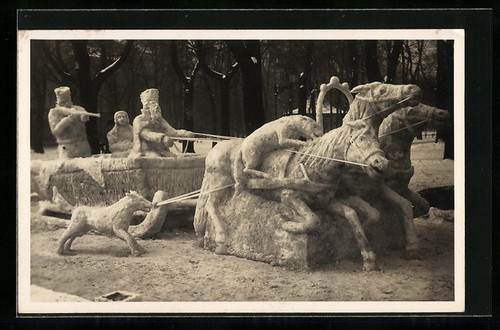 Postcard ice sculpture a - postcard:,